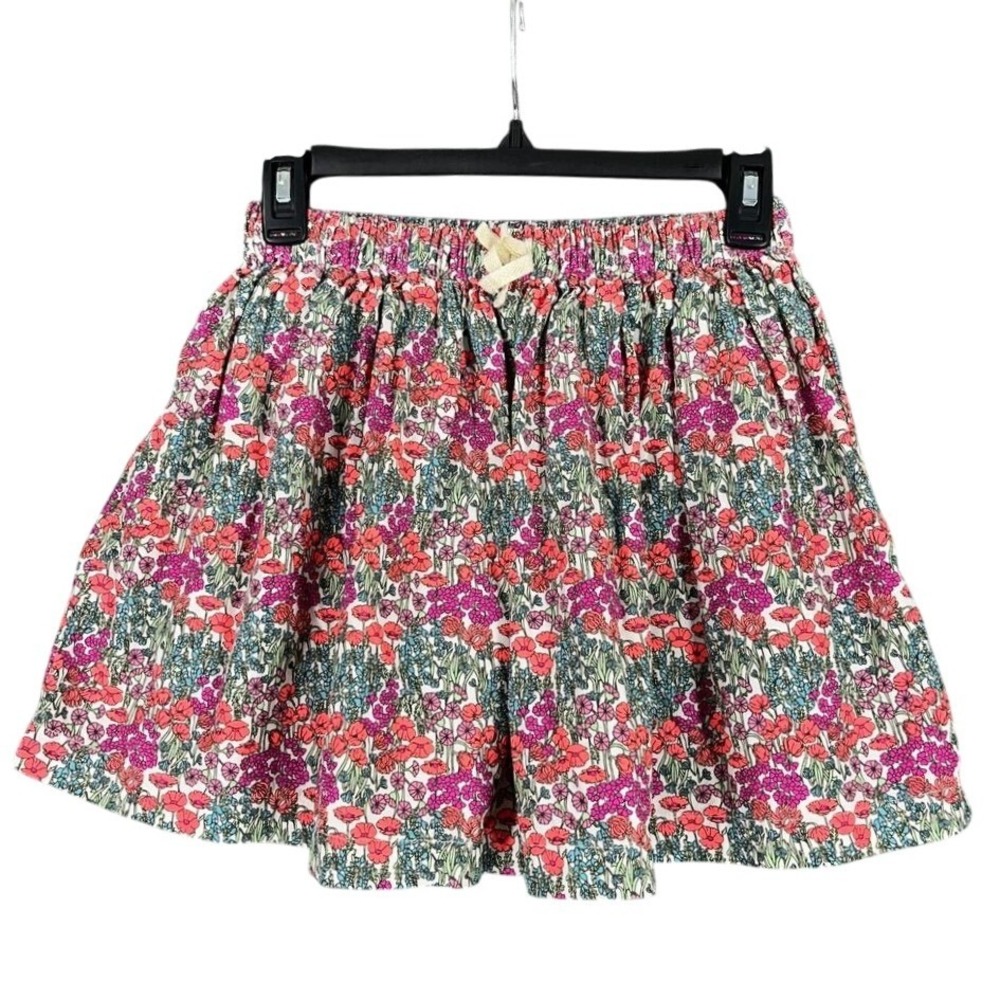 Osh Kosh B-gosh Girls Peasant Hippie Skirt Youth Kids 10‎ Flowers Cotton Short